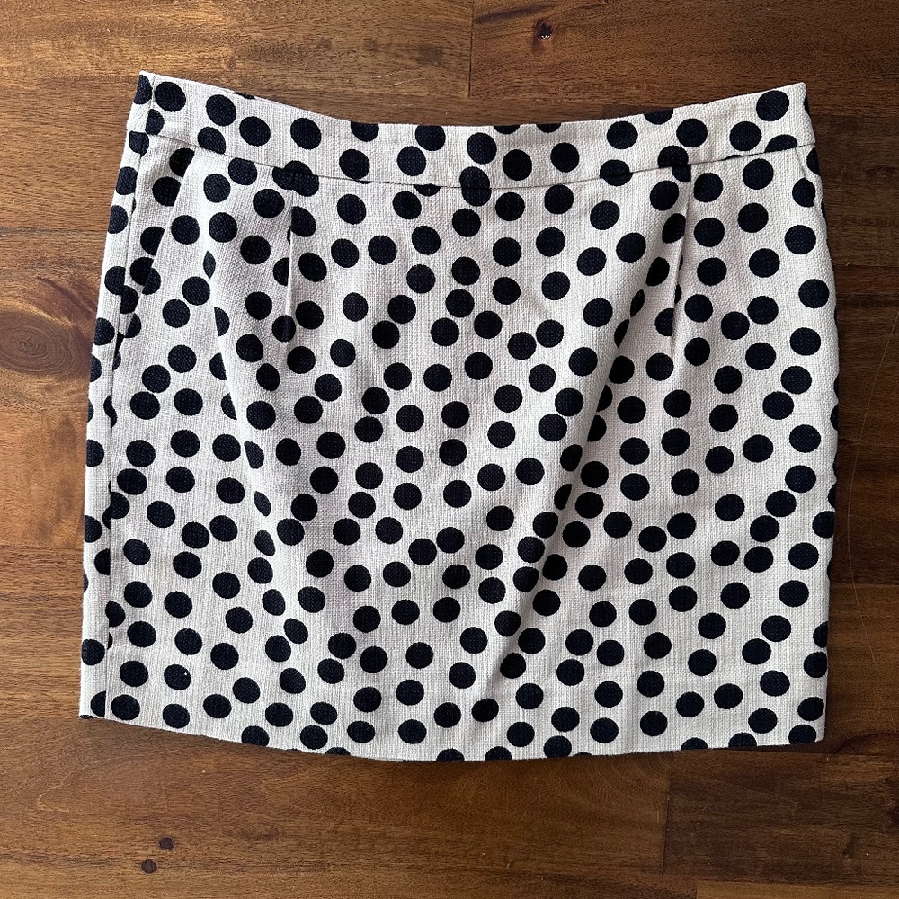 J. Crew Polka Dot Skirt
